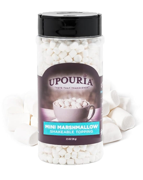 Upouria Mini Marshmallow Beverage and Dessert Topper, Rich Flavor Enhancer for Coffee,