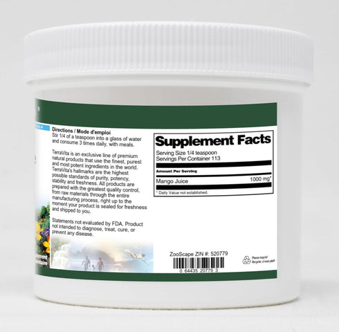 Terravita (4 oz, 520779) Mango Juice Powder ZIN:
