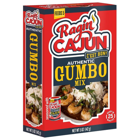 Ragin' Cajun Authentic Gumbo Mix - 5 oz Box, No MSG -