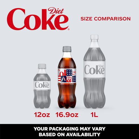 16.9 oz 6 Pack Diet Coke Diet Soda, fl Bottles, - Cola Soft Drinks
