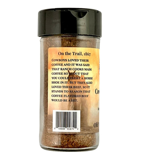 Cowboy Coffee Rub from Culinary Spice Merchants, Robust Seasoning with Cayenne Pepper for Steaks, Chicken, Ribs