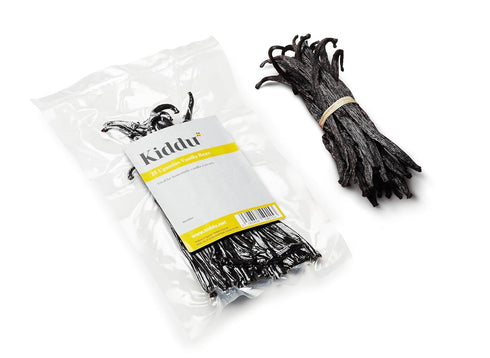 25 Grade B Vanilla Beans - Whole Vanilla beans, ideal for making