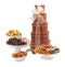 Broadway Basketeers Thank You Corporate Gift Box Tower - Premium Snack Tower
