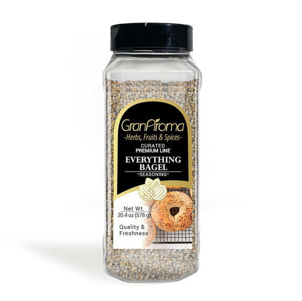 GranAroma Everything Bagel Seasoning, 20.4 oz, Crunchy Spices & Seeds