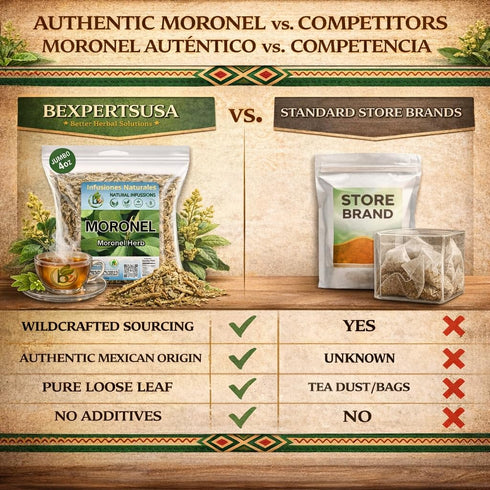 (4 oz) 100% Moronel Herbal Tea - Premium "Planta de la Vida" (Synadenium grantii) - Wildcrafted Loose Leaf Tea from