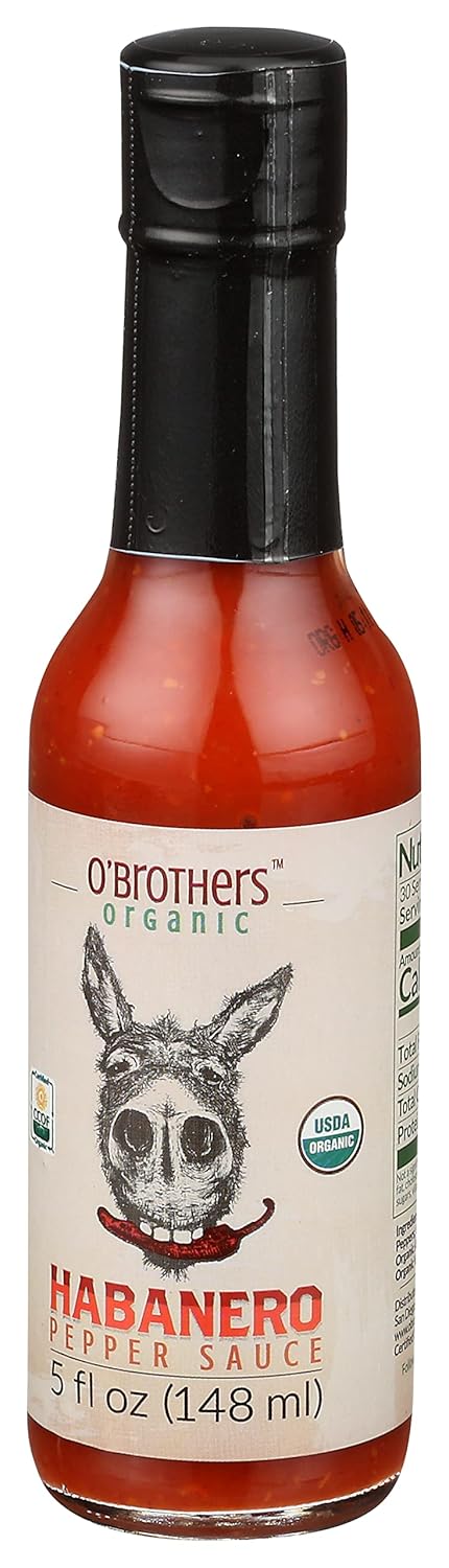 O'Brothers Habanero Hot Sauce, 5 oz