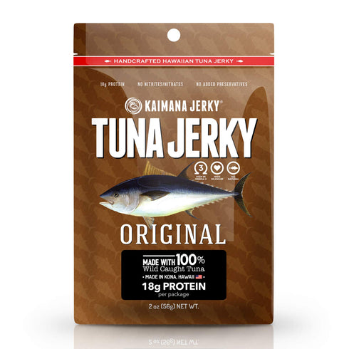 Kaimana Ahi Tuna Jerky Hawaiian Warrior 1.5 Ounce - Paleo Style -