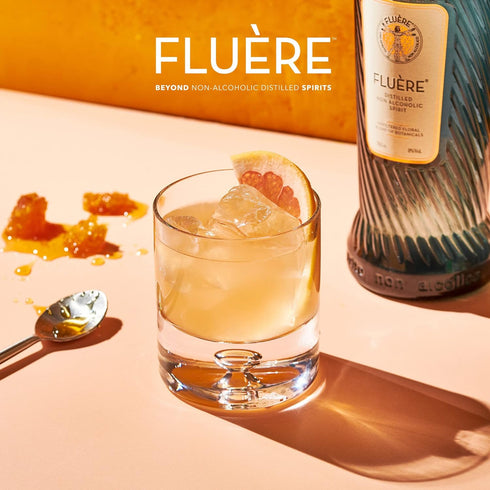 FLURE Floral Botanical Blend | Gin Alternative | Premium Non-Alcoholic Distilled Spirit | Alcohol-Free Spirit