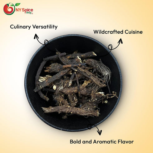 2 NY Spice Shop Osha Strong Root Whole - Ounce Dried Ligusticum Porteri Herb - Natural Wild Crafted Osha Root Extract