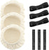 Olnverath 9pcs Set,3 Cover,3 Thermometer,3 Sourdough Starter Bread Fermentation Feeding Date Band,Sourdough Bread