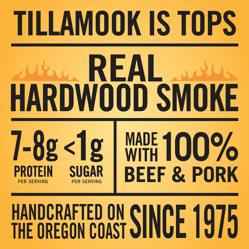 Country 12 Tillamook Smoker Real Hardwood Smoked Sausages, Teriyaki, Ounce