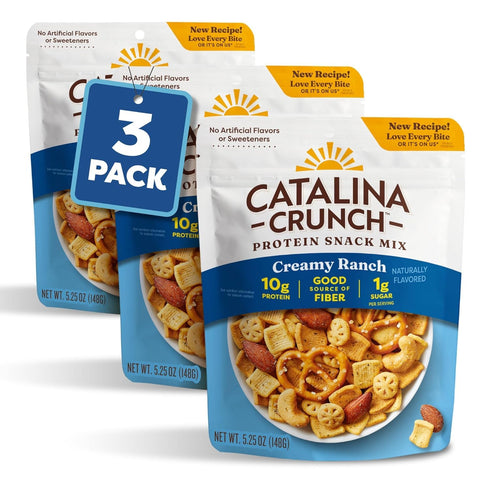 Catalina Crunch Protein Snack Mix | 10g Protein, 1g Sugar per Serving