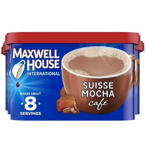 Maxwell House International Suisse Mocha Caf-Style Instant Coffee Beverage Mix, 4 ct.