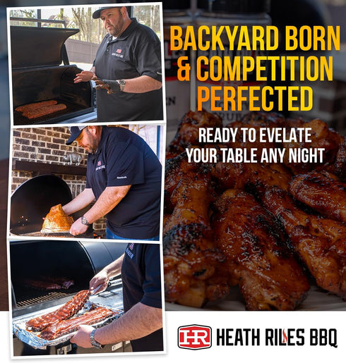 80+ 2 lb./32 oz. Heath Riles BBQ Rub - Beef Seasoning, Champion Pitmaster Recipe, Legendary Rubs For Smoking