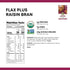 14 20g Omega-3 (Pack 4) Nature's Path Organic Flax Plus Raisin Bran Cereal, Ounce, Non-GMO, Whole Grains, with Rich
