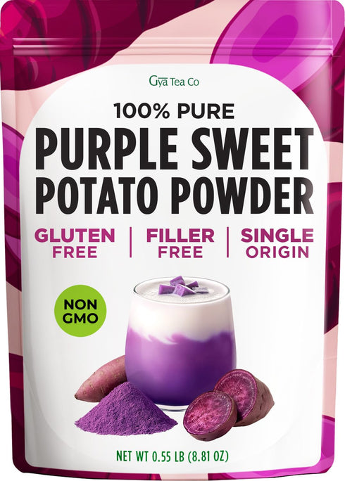 Gya Tea Co Purple Sweet Potato Powder 0.55 lb (8.81 oz) -