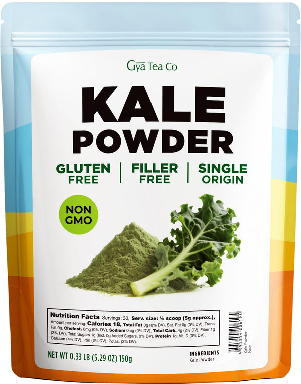 Gya Tea Co Kale Powder 0.33 lb (5.29 oz) 24 Servings, Dried