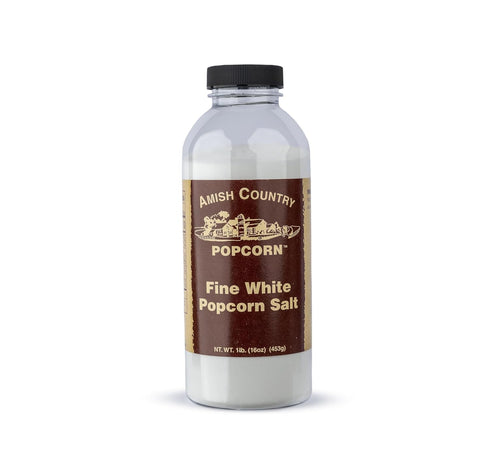 Amish Country Popcorn | Fine White Popcorn Salt - 16 oz |
