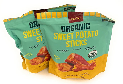 Generic 2 Packs, Pack 17 OZ, Organic Sweet Potato Sticks, Steamed, Each Vegan