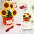 Mini Thank You Gifts for Women Men Teacher Appreciation Gifts Handmade Crochet Sunflower for Female Teacher Mentor