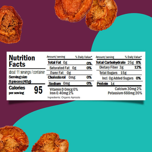 (1 lb) Bella Viva Orchards Organic Dried California Apricots - No Sugar Added, Dried Fruit Healthy Snack