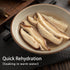 (8Oz) VIGOROUS MOUNTAINS Organic Shiitake Mushrooms Sliced, Great Size Fresh Texture Rehydrate Quickly, Dried Shiitake