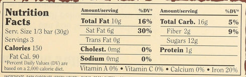 3.2 oz. Chocolove - Dark Chocolate Bar Coffee Crunch