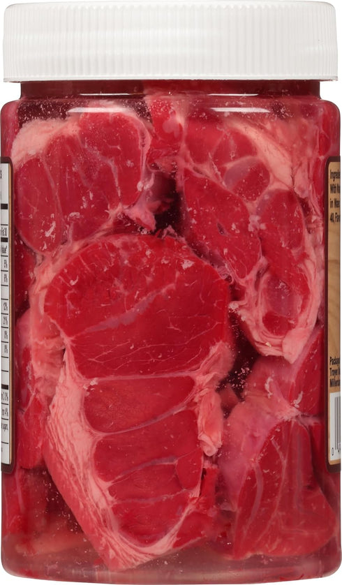Country 12 oz Backroad Fully Cooked Boneless USA Made Pickled Cured Pork Hocks, Jar