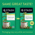 6 Pack, 6 18-20 Stash Tea Soothing Herbal Tea Flavor Variety Boxes With Tea Bags Each