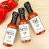 Best Day Ever Spot 1.7oz (Set 12) Hot Sauce Gifts, Gold Heart Mini Hot Sauce Bottles, Hot Sauce Wedding Favors, Custom