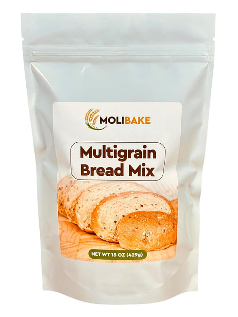 Molibake Multigrain Bread Mix Premium All-Natural Baking Mix for Bread Machine and