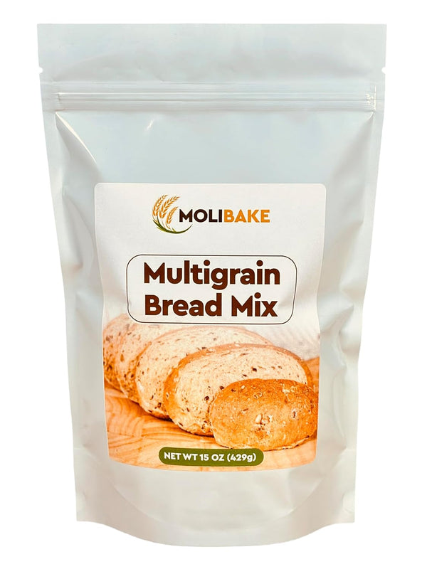 Molibake Multigrain Bread Mix Premium All-Natural Baking Mix for Bread Machine and