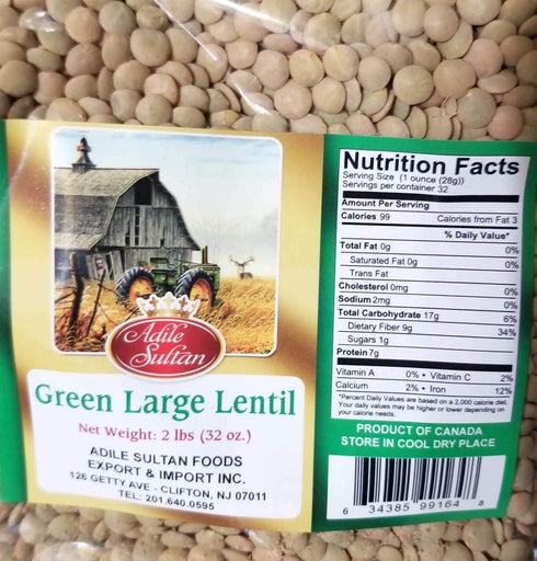 Unknown Green Lentil (Yesil Mercimek)