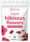 Organic Hibiscus Flowers, 2lbs (450+cups) | Flor de Jamaica, Loose Leaf Tea