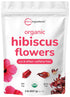 Organic Hibiscus Flowers, 2lbs (450+cups) | Flor de Jamaica, Loose Leaf Tea