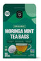 FGO Organic Moringa Mint Tea, 100 Count, Eco-Conscious Herbal Tea Bags, Caffeine Free, Resealable Bag (Pack of 1)