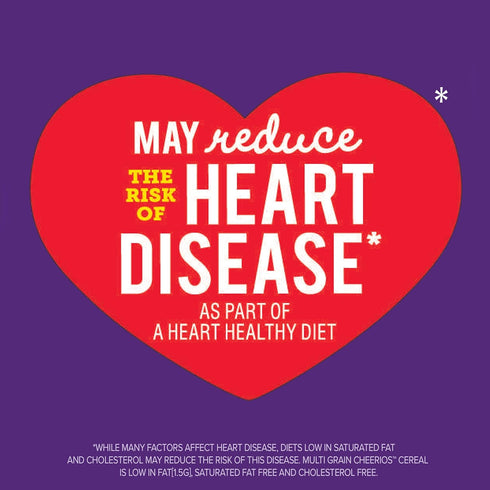 12 Oz(Pack 4) Cheerios Multi Grain Cheerios Heart Healthy Cereal, Large Size Cereal Box