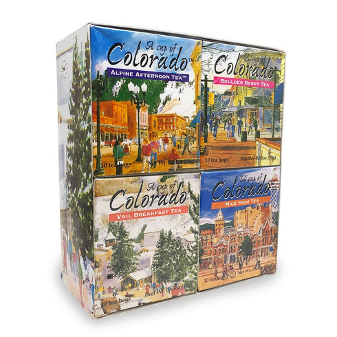 A Cup of Colorado Tea Collection, 4 flavors, 10 tea bags per flavor