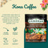 Hamakua Macadamia Nuts - Sweet Glazed Kona Coffee - Hawaiian Grown Flavored Dry Roasted Half and Whole Macadamias