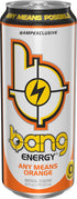 16-Ounce Pack 12 Bang Energy Any Means Orange, Sugar-Free Energy Drink, |