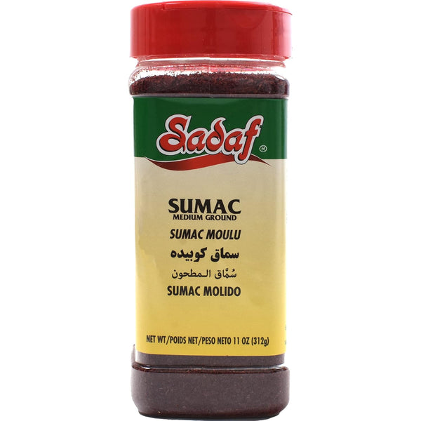 Sadaf Pure Sumac Spice Ground, Kosher, Medium Ground, 11 oz Bottle