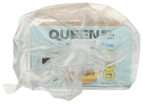 Queen St. Bakery 6 Count Plain Superfood English Muffins Vegan, Protein & Fibre, Gluten-Free, Allergen Free English
