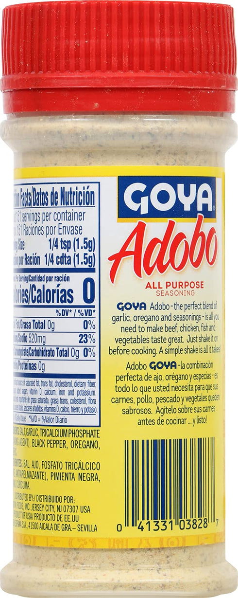 8-Ounce (Pack 24) Goya Foods Adobo All Purpose Seasoning with Pepper