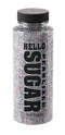 Sweet Evas HELLO SUGAR/SILVER RAINBOW -Pearlized Sparkling Sugar, Rimming Sugar For Coctails, Gluten-free, Egg