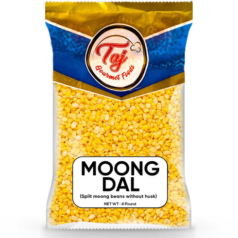 TAJ Gourmet Foods TAJ Moong Dal Mung Lentils, (4-Pounds)