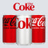 Pack 7.5 oz, 10 Pack Diet Coke Soda Soft Drink Fridge Mini Cans, fl