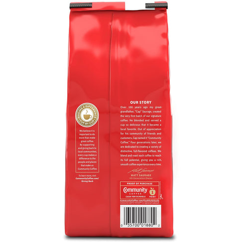 Community 12 oz (Pack 1) Coffee Breakfast Blend Whole Bean Coffee, Medium Roast, Bag