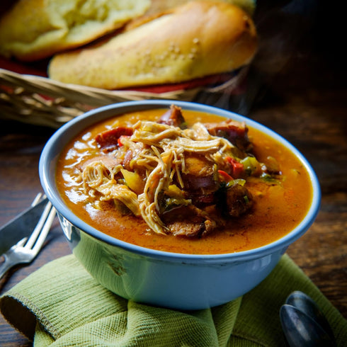 32oz (3) Cajun Power Makin' Chicken Gumbo, Jar Authentic Louisiana Recipe, Rich and Flavorful, Perfect for Chicken