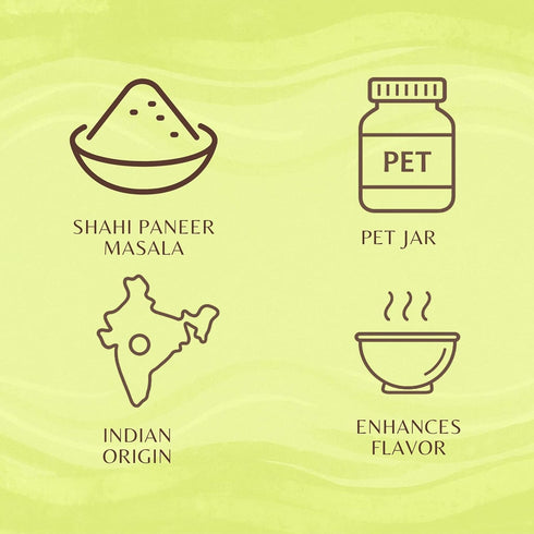 AYURVEDASHREE 100gm Shahi Paneer Masala PET Jar- All Natural | for Delicious & Flavourful Cooking | No Artificial