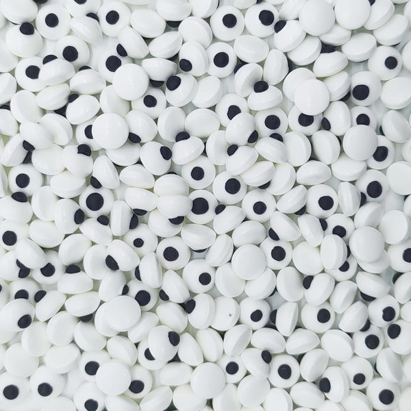 10mm Small Candy Eyes for Decorating, Edible Candy Eyes for Cake Decorations, Baking, Ice Cream, 3 OZ